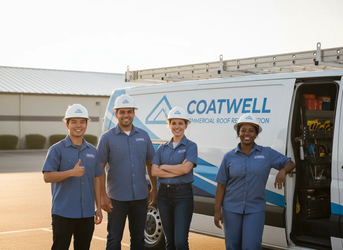 Commercial roof coating company in Monson, MA